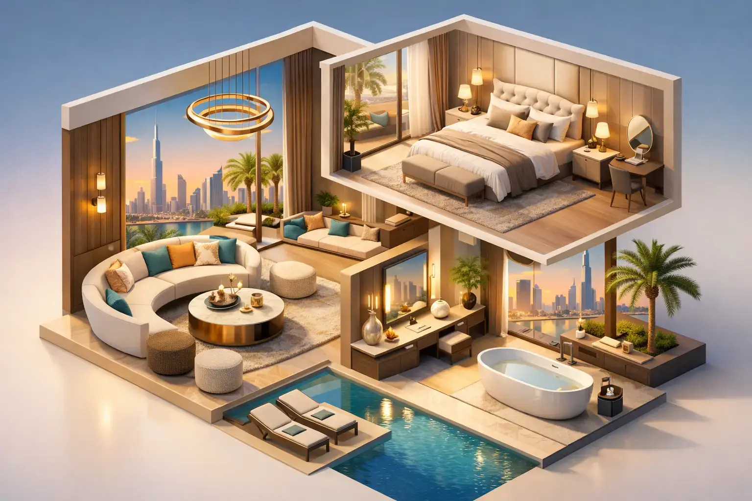 Crafted Luxury Interiors for Dubai Homes